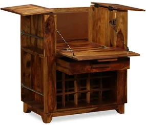 vidaXL Barkast 85x40x95 cm massief sheeshamhout