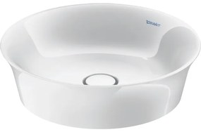 Duravit White tulip opzetwastafel 43x43cm Keramiek Rond Glans Wit 2362430079