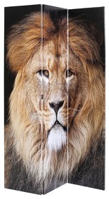 Kare Design King Lion Vs Cat Girl Kamerscherm Dubbelzijdig Schilderij