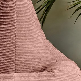 Cloudy Cord Zitzak Stoel - Roze