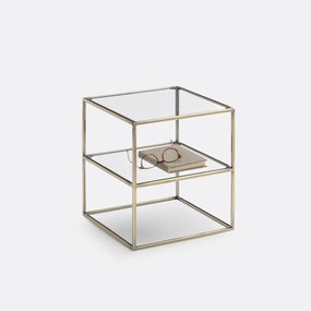 Nachttafel met dubbel blad, Luxore