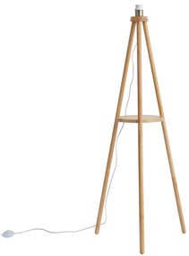 Scandinavische vloerlamp tripod hout - Lou
