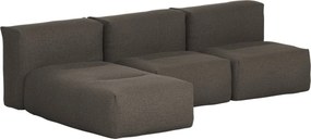 Soft Zitzak Outdoor 3 Seater + Lounger - Kirra Noir