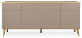 Tenzo Dot Groot Dressoir Taupe Scandinavisch - 192x43x86cm.