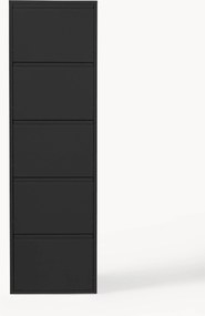 Wand schoenenkast Caruso met opklapbare planken