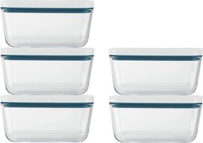 ZWILLING Fresh & Save Vacuümdozenset , 5-delig / M, glas, La-mer - Fresh & Save - ZWILLING