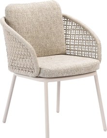 Taste by 4 Seasons Wave tuinstoel Linen Tuinstoel   beige weerbestendig