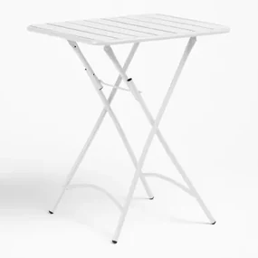 Vierkante Stalen Klaptafel (60x60 Cm) Janti Wit - Sklum