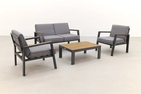Monto stoel-bank loungeset - 4-delig - Compacte loungeset