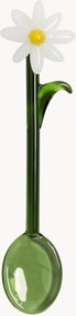 Handgemaakte lepels Flora van borosilicaatglas, 2-delig