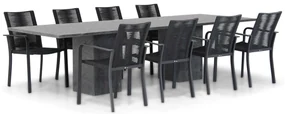Tuinset 8 personen 300 cm Rope Grijs Santika Furniture Santika
