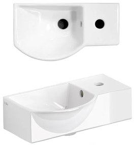 Clou InBe Fontein - 41x22.5x11cm - met kraangat - keramiek - wit IB/03.03017