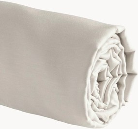 Katoenensatijnen hoeslaken Uni voor boxspring