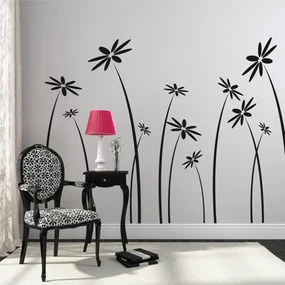 INSPIO Sisi bloemen – muurstickers