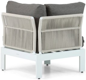 Hoek loungeset 5 personen Aluminium Wit  Lifestyle Garden Furniture Lorenzo