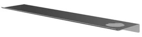 Hotbath &MORE Planchet - 60cm - inclusief bevestigings rails - 1 uitsparing - voor zeepdispenser of beker - Geborsteld gunal PVD SH060HBGP