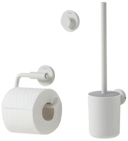 Tiger Urban Toiletaccessoireset Toiletborstel met houder Toiletrolhouder zonder klep Handdoekhaak Wit 1316900105