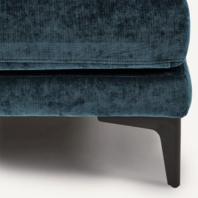 Voetensteun van fluweelmix, MODERNISTE, ontwerp Emmanuel Gallina