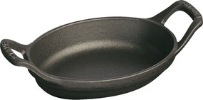 Staub Specialities Ovenschaal 15 cm, Ovaal, Zwart - Specialities - Staub