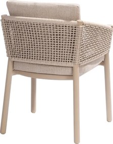 Taste by 4 Seasons Virello tuinstoel Latte Tuinstoel   beige weerbestendig