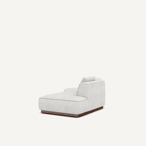 Rechte halve bank in gevlekt canvas, JACOPO