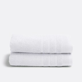 Set van 2 handdoeken in badstof 600 g/m2, Zavara