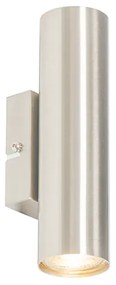 Moderne wandlamp staal 2-lichts - Jeana