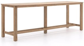 Bartafel ROUGH | Rechthoekig  | Tuintafel Teakhout | 300x80cm | 8 personen | Kees Smit Tuinmeubelen