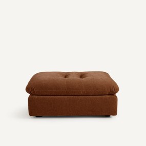 Verstelbare voetsteun van chenillefluweel, Giuliano