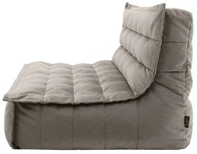 Cloudy Velvet Zitzak - Grey