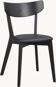 Eikenhouten stoelen Ami met gestoffeerd zitvlak, 2-delig