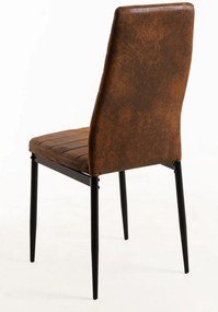 Pak 4 Lauter Kunstlederen Stoelen