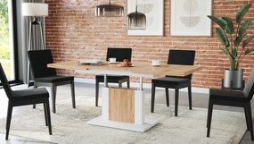 copy of ORION bílá, rozkládací, zvedací konferenční stůl, stolek
