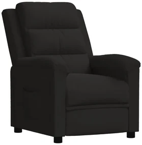 vidaXL Fauteuil verstelbaar fluweel zwart