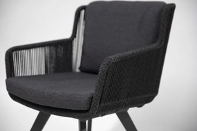 4 Seasons Outdoor Flores tuinstoel groen met teak onderstel SALE  Tuinstoel    houtkleur weerbestendig