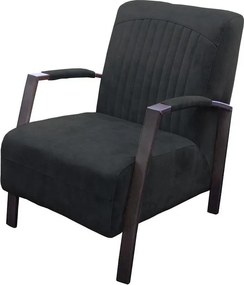 Fauteuil - Giulietta - velours Adore antraciet 67