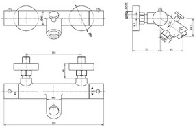 Best Design Heavy badthermostaat chroom