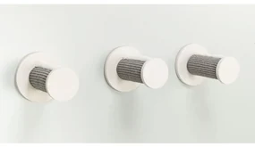 TRIXIE 3-delige Kattenkrabpalenset voor muurbevestiging wit en grijs