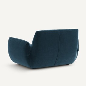 Fauteuil in fluweel, Spogano