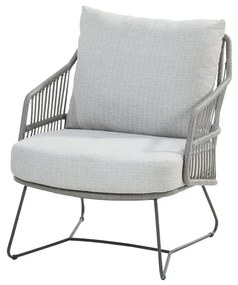 4 Seasons Outdoor Ancora loungestoel antraciet Silver Grey SALE  Loungestoel    antraciet weerbestendig