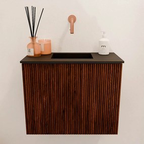 Mondiaz Joya 50cm toiletmeubel ruby met wastafel faye midden zonder kraangat urban