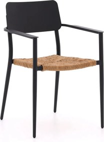 Dining tuinstoel | Bellagio Cino | Wicker (vlechtwerk) | Grijs | Stapelbaar | Kees Smit Tuinmeubelen