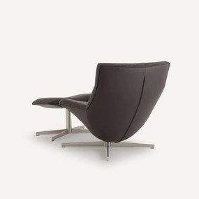 Draaiende relax fauteuil relax en voetensteun, Wesley