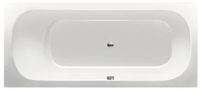 Xenz Aruba ligbad - 180x80cm - met overloop - zonder afvoer - Acryl Wit 6891-01