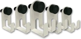 Dubbele Haakjes Creme 5 Stuks