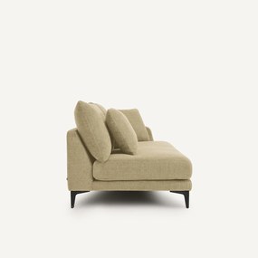 Halve bank van gevlochten polyester, 2-zit, MODERNISTE
