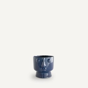 Geglazuurde keramische bloempot, H24cm, Lesego