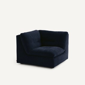 Modulaire 90° hoek in chenille fluweel, GIULIANO