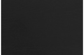 Goossens Bijzettafel Oval, hout eiken zwart, stijlvol landelijk, 43 x 65 x 32 cm