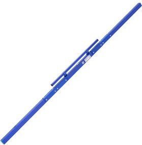 VEVOR Handmatige betonnivelleerder, 2438 mm, blauw, aluminiumlegering, met geïntegreerde waterpas en handgreep, nivelleergereedschap voor het egaliseren en nivelleren van wegen en vloeren.